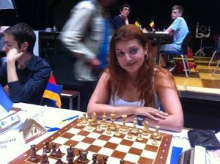 La grand-maître ukrainienne Evgeniya Doluhanova (2320) © Chess & Strategy