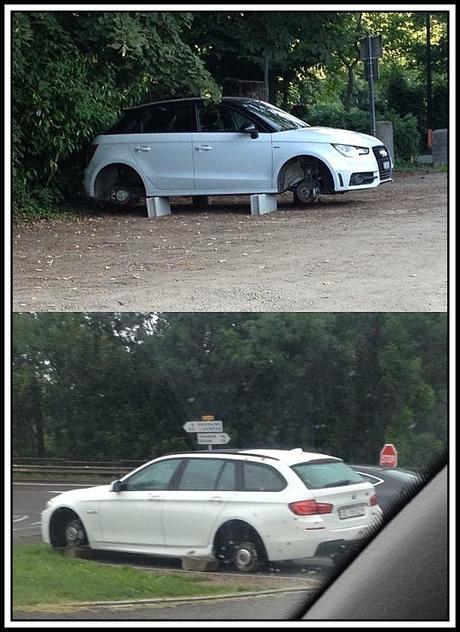 La photo du jour: pourquoi toutes ces voitures genevoises passent la nuit en France-voisine? Voiture.jpg