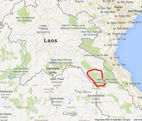Le centre du Laos à moto !