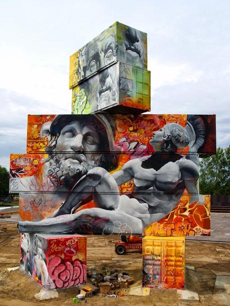 ART : Pichi & Avo et ses sculptures container ! (Rock Werchter) PichiAvo-NWW-1