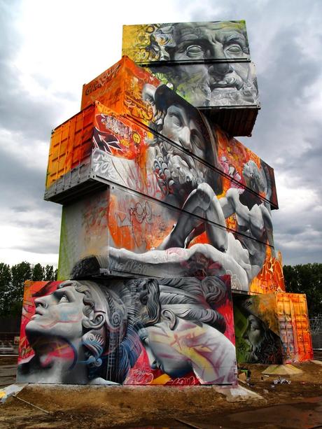ART : Pichi & Avo et ses sculptures container ! (Rock Werchter) PichiAvo-NWW-2