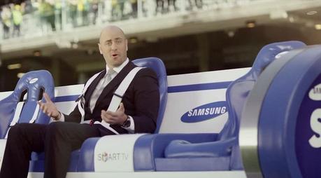 Samsung invente un banc de touche qui se déplace le long d’un terrain de rugby!