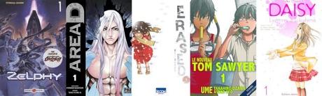 Manga : tomes 1 juin-juillet