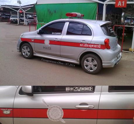 Police Udon-Thani: Mini voiture-Maxi services