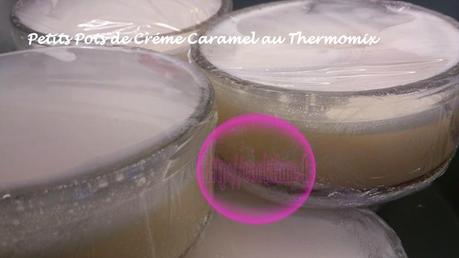 Petits pots de creme caramel au thermomix 1