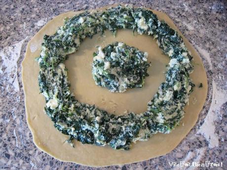 Tourte Soleil aux Epinards et Brousse de Brebis Tourte Soleil aux Epinards et Brousse de Brebis