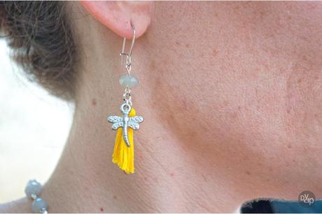 Ma folle envie de jaune Boucle-oreille-dvdp