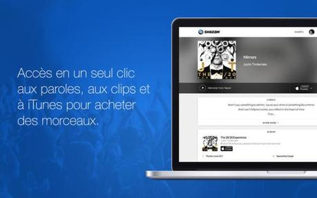 Shazam, de l'iPhone au Mac