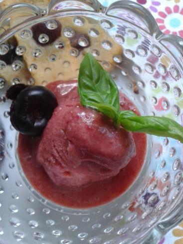 glace cerises