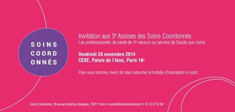 Les 3èmes Assises des SOINS COORDONNÉS le 28 novembre 2014