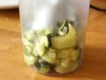 Purée de courgettes, pomme de terre et jambon - 6 mois PuréeBBCourgetPdtJambBLOG8