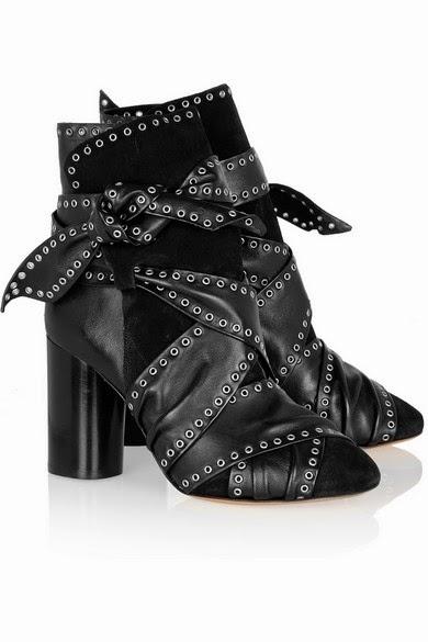 Les pompes du jour : Les bottines Aubrey d'Isabel Marant...