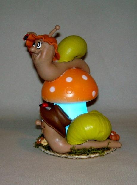 Veilleuse led avec escargots rigolos Veilleuse led avec escargots rigolos