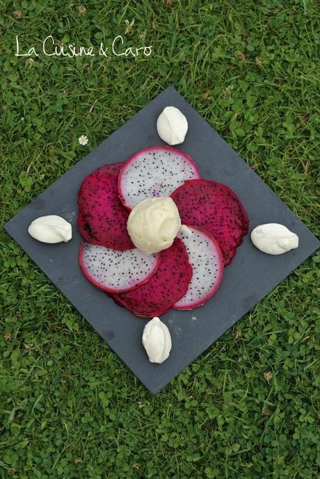 Carpaccio de pitayas et ses chantillys carpaccio_pitayas_chantilly