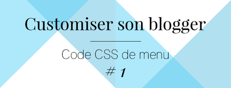 Exemple de code CSS de menu n°1