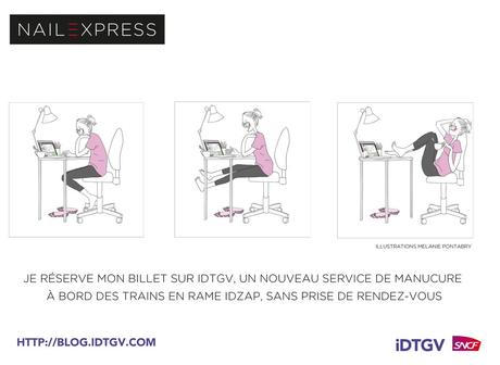 Des ongles parfaits à bord de votre train iDTGV ! Des ongles parfaits à bord de votre train iDTGV !
