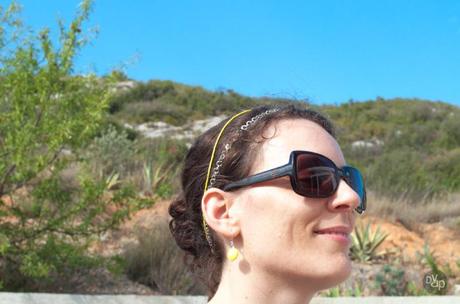 Headband estival Headband jaune droit dvdp