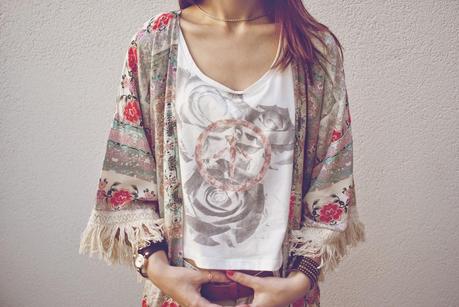 Vintage kimono floral Vintage kimono floral