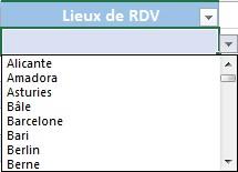 Créer une liste déroulante Excel semi-automatique Créer une liste déroulante Excel semi-automatique