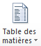 Créer une table des matières automatique sous Word