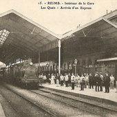 7 août 1914 Les voies ferrées de la gare de Reims