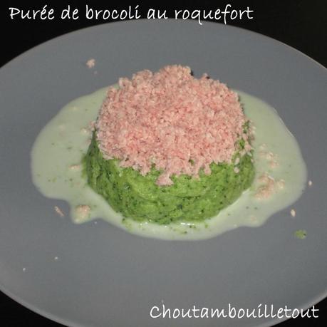 purée brocolii roquefort