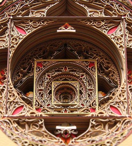 Le découpage de papier au laser, un art fabuleux par Eric Standley architectural-laser-cut-paper-art-eric-standley-5