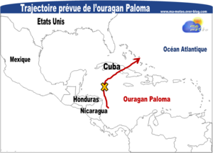[Ouragan/Cyclone Paloma] Iles Caïmans, Cuba : renforcement catégorie 3