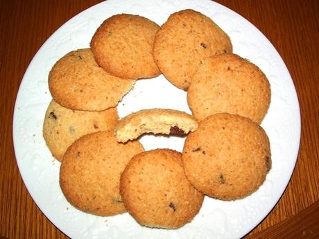 Cookies coco chocolat noisette