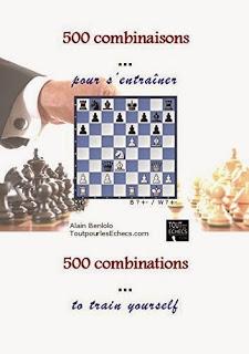 Échecs & Livres :500 combinaisons pour s'entraîner d'Alain Benlolo
