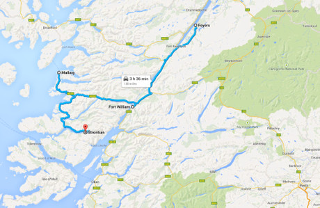Parcours Day 2 road trip Highlands