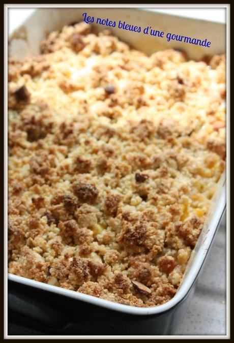 Crumble aux nectarines et amandes entières IMG_9501'