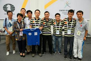 L'équipe d'échecs de Chine - Photo © site officiel