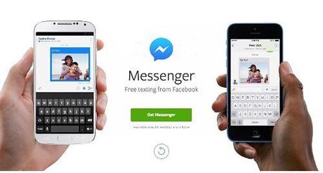 réseau social facebook messenger  application facebook messenger photo