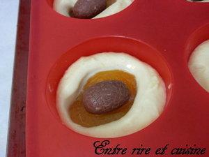 Muffins au Mascarpone Abricot et Chocolat