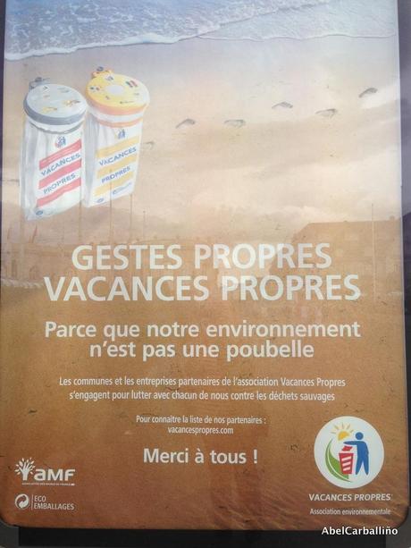 AFFICHES, PANNEAUX, ÉCRITEAUX et AUTRES pour la classe de FLE. 10 Environnement et propreté à la plage.