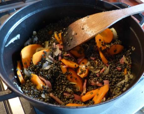 Lentilles à la graisse de canard P1140503