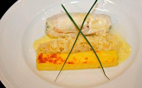 Dos de sandre farcis aux escargots beurre blanc Dos de sandre farcis aux escargots beurre blanc