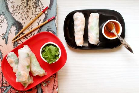 Rouleaux de printemps aux crevettes et à lavocat recette rouleaux de printemps Rouleaux de printemps aux crevettes et à lavocat