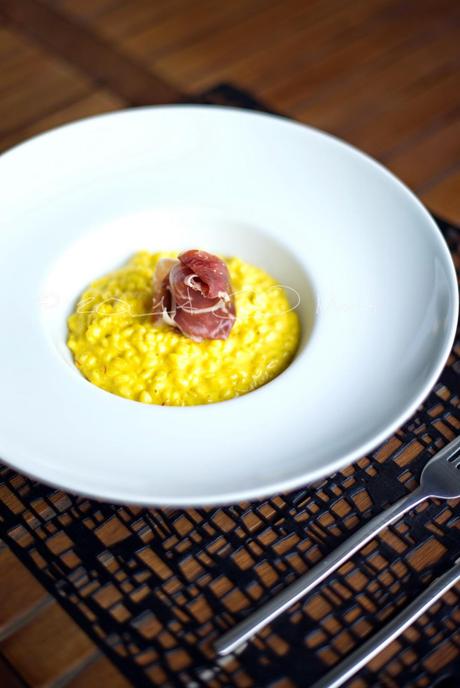 Souvenir de Milano! Un risotto en or !