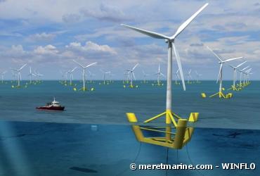 Les éoliennes flottantes à l'étude sur la Côte d'Azur