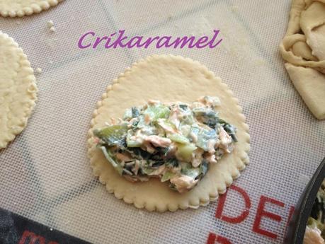 Minis calzone saumon/poireaux et jambon/bacon/courgette/mimolette IMG_4913