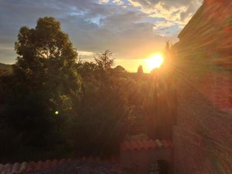 Le soleil se couche sur la vallée de l'Aude