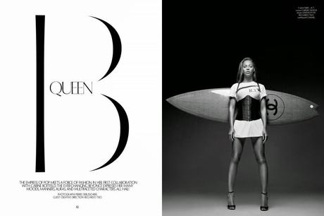 Le shooting de Beyoncé pour le nouveau numéro du CR Fashion Book...