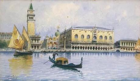 Venezia, gondole e vele a S. Marco