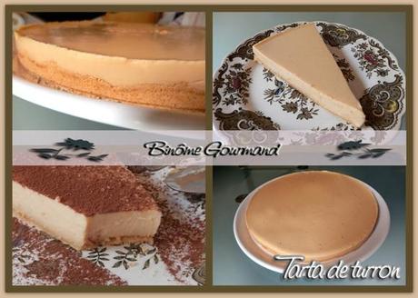 Tarta rapida de turrón / Tarte rapide au touron Tarta de turron-1