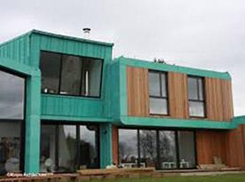 Réalisez l’extension de votre Maison avec un bardage de Cuivre ! images