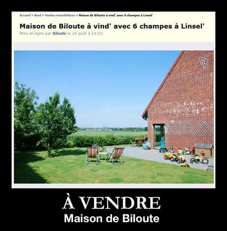 Vers une déflation de l’immobilier ? maison de biloute