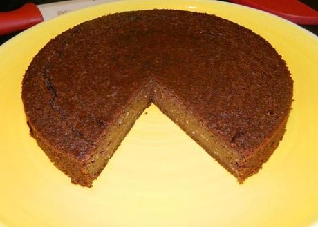 Pudding cake cacao poire
