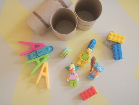 Petit rangement recyclable pour Lego.